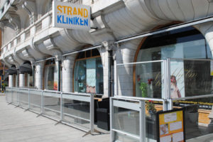 Stockholm Strand Spa köpte höj- och sänkbar inglasning