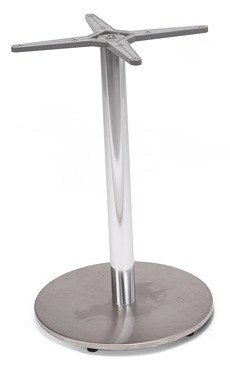 Bordstativ av rotfritt stål och aluminiumrör med rund fot.

Vikt 15 kg