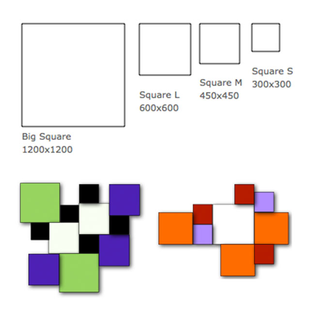 VerandaUteserveringar.se_Wobedo-Ljudabsorbenter-SquareBubbles-Plain-format+kombinationer