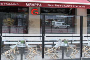 Restaurang Grappa i Stockholm - den längsta, snyggaste och mest ombonade uteserveringen?
