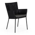 veranda.se-Clarita-karmstol-svart-svartgrå-dyna_650x650